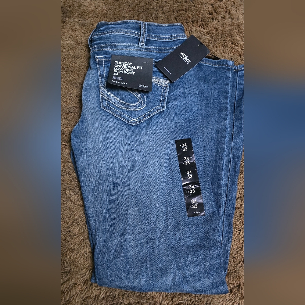 Silver jeans